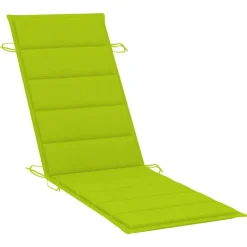 MAISON EXCLUSIVE - Chaise longue de jardin avec table et coussin bois d'acacia