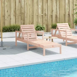 MAISON EXCLUSIVE - Chaise longue 199,5x62x55 cm bois massif de douglas