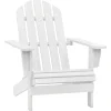 MAISON EXCLUSIVE - Chaise de jardin bois blanc