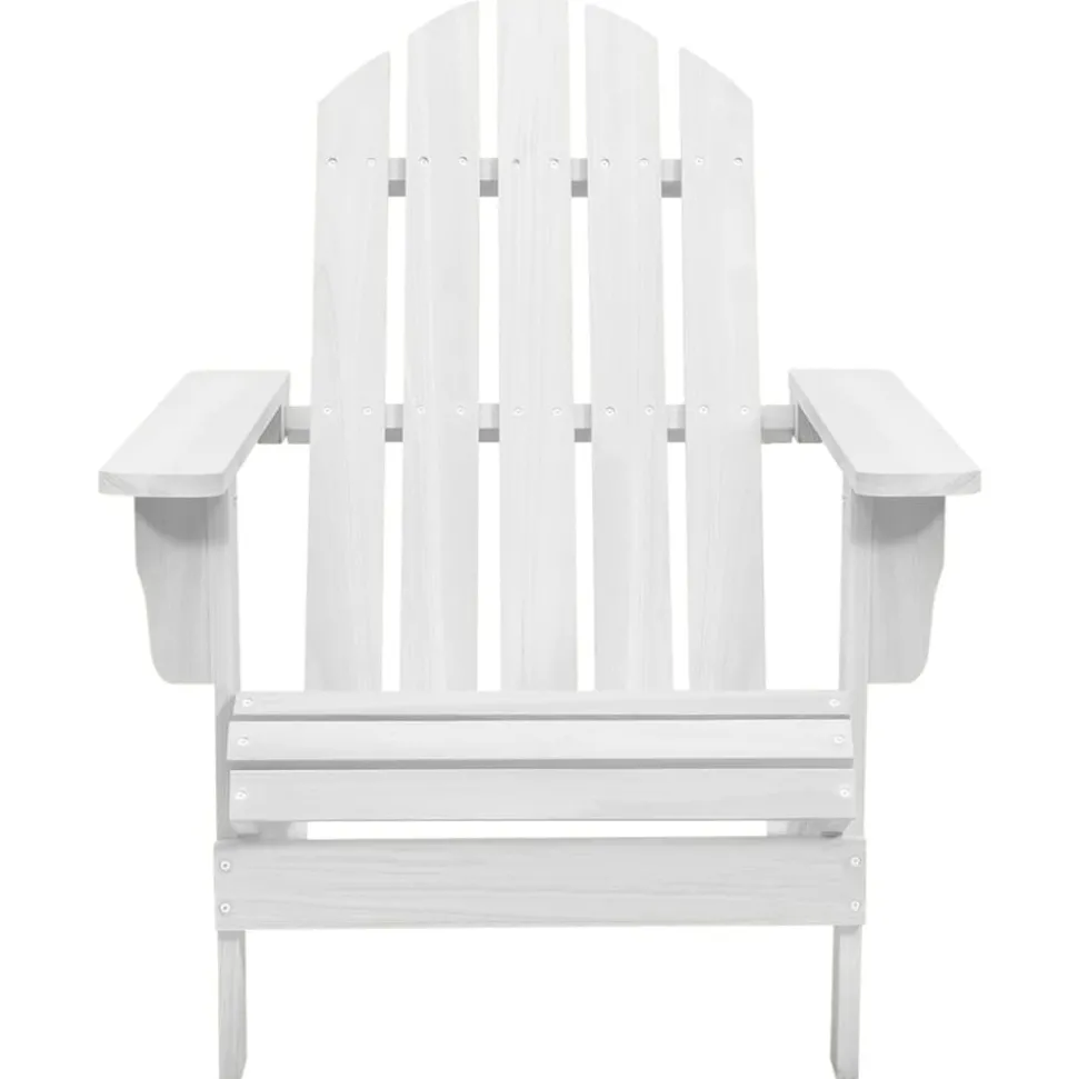 MAISON EXCLUSIVE - Chaise de jardin bois blanc