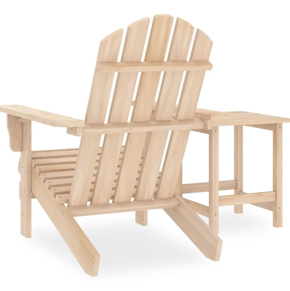 MAISON EXCLUSIVE - Chaise de jardin adirondack avec table bois de sapin massif