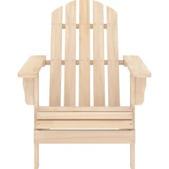 MAISON EXCLUSIVE - Chaise de jardin adirondack avec table bois de sapin massif
