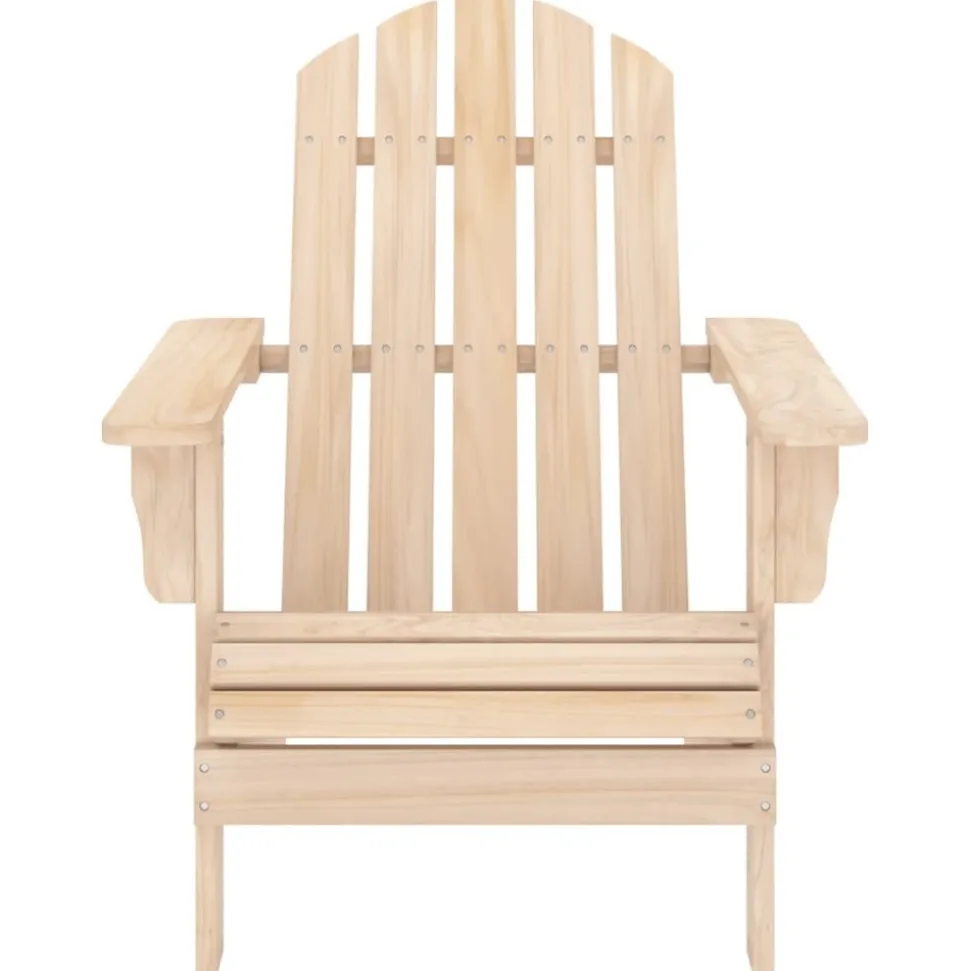 MAISON EXCLUSIVE - Chaise de jardin adirondack avec table bois de sapin massif