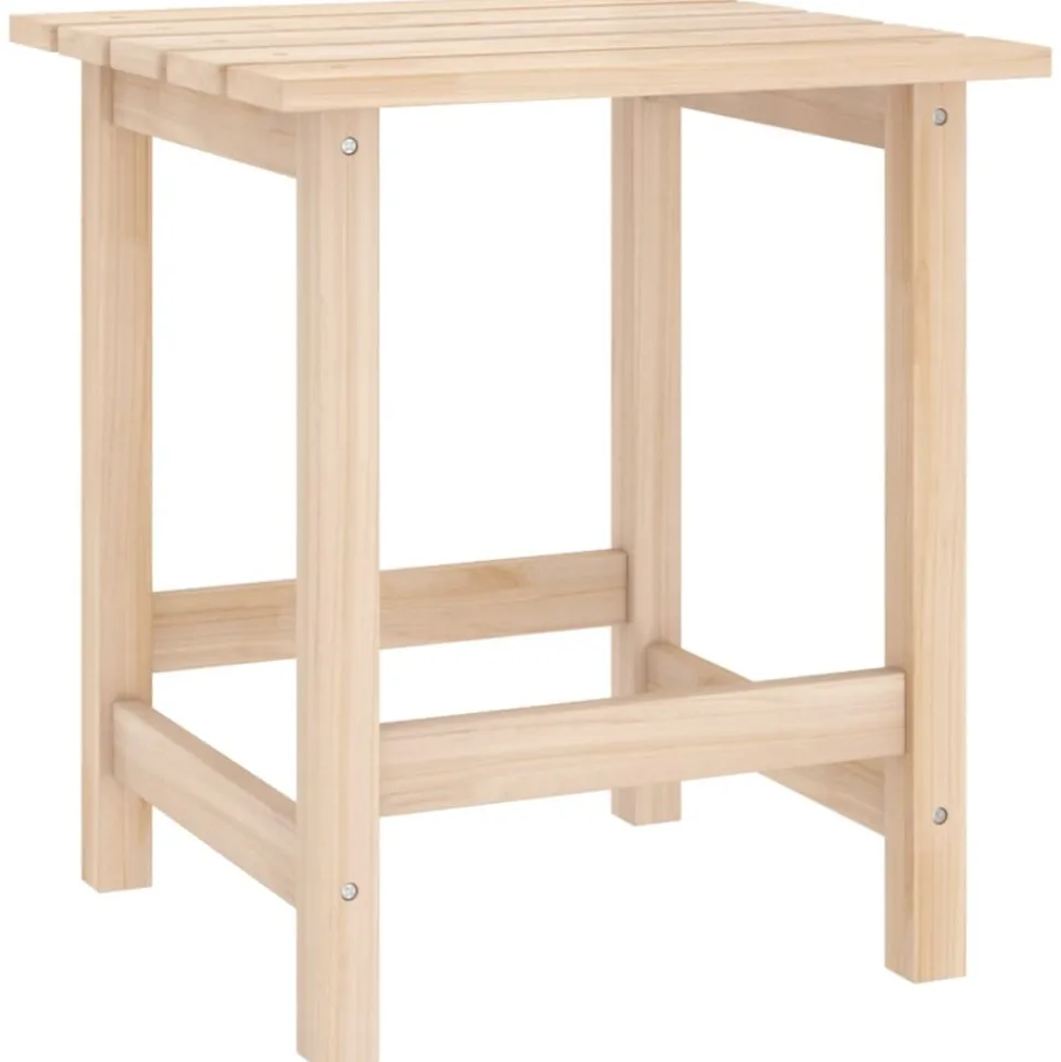 MAISON EXCLUSIVE - Chaise de jardin adirondack avec table bois de sapin massif