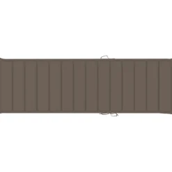MAISON EXCLUSIVE - Chaise longue de jardin avec table et coussin pin imprégné