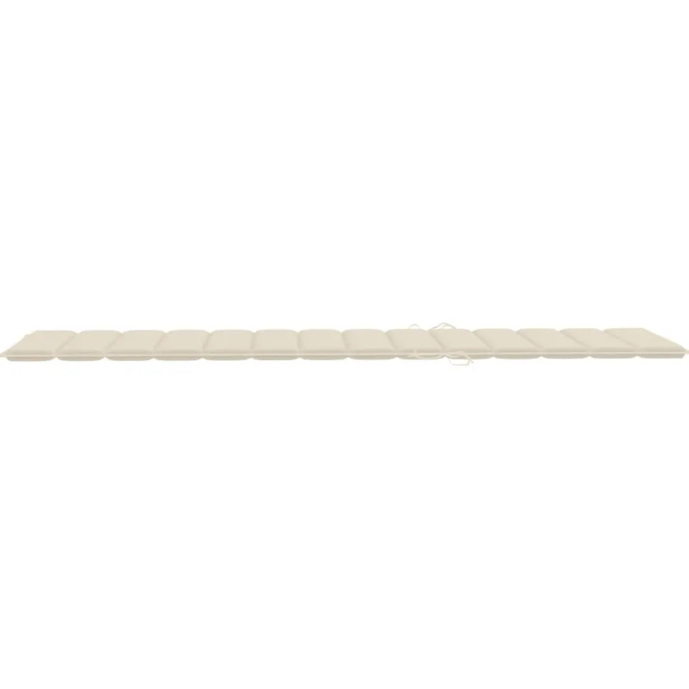 MAISON EXCLUSIVE - Chaise longue avec coussin bois d'acacia et acier galvanisé