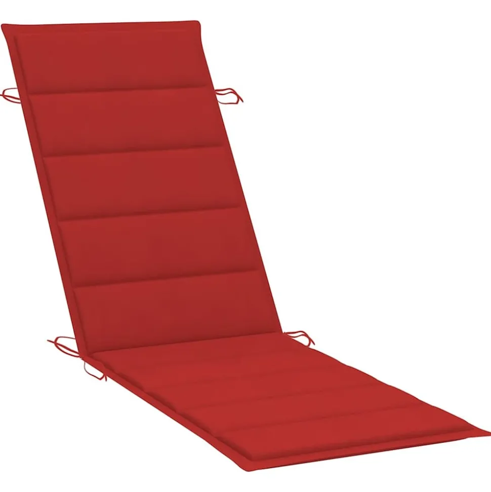 MAISON EXCLUSIVE - Chaise longue de jardin avec table et coussin bois d'acacia
