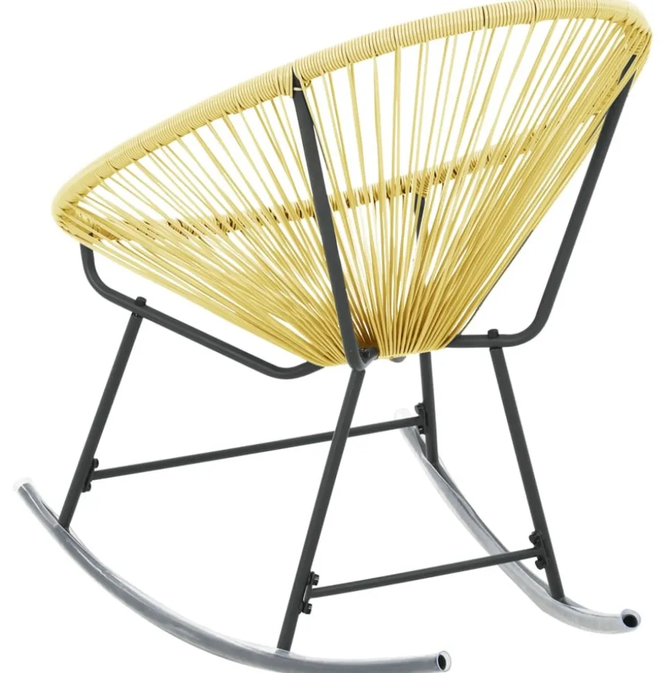 MAISON EXCLUSIVE - Chaise d'extérieur acapulco résine tressée beige