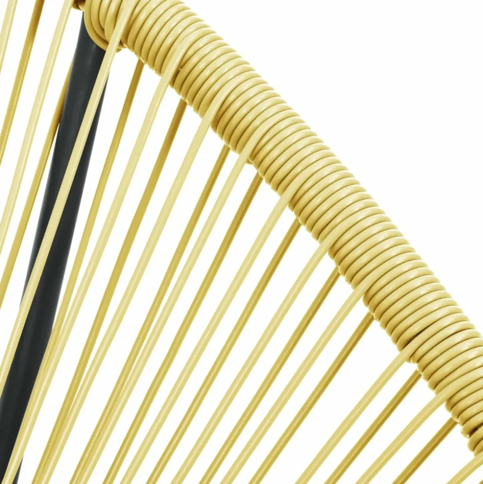 MAISON EXCLUSIVE - Chaise d'extérieur acapulco résine tressée beige