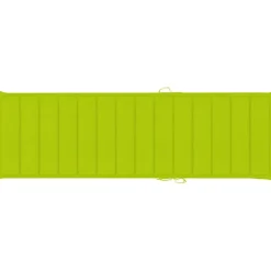 MAISON EXCLUSIVE - Chaise longue avec coussin vert vif bois de pin imprégné