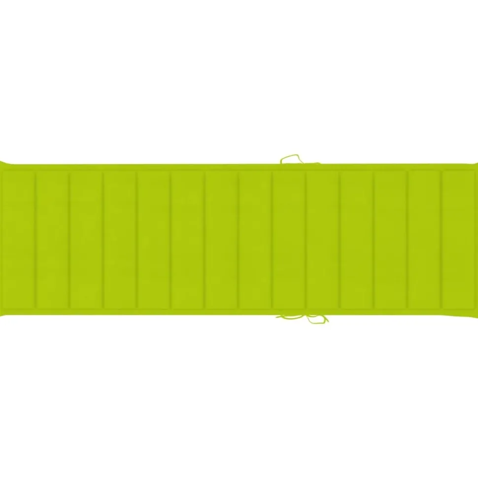 MAISON EXCLUSIVE - Chaise longue avec coussin vert vif bois de pin imprégné