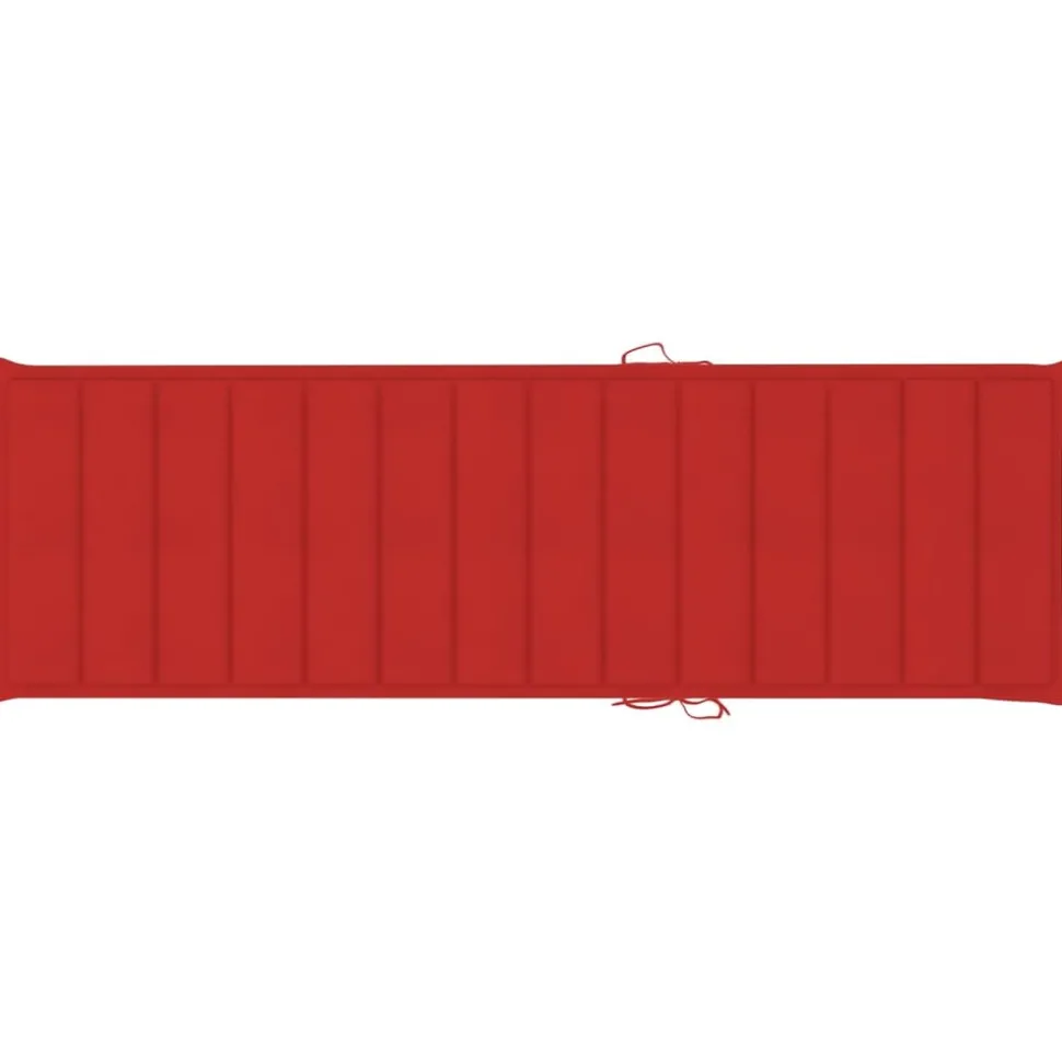 MAISON EXCLUSIVE - Chaise longue de jardin avec coussin bois d'acacia solide