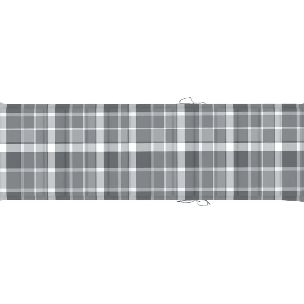 MAISON EXCLUSIVE - Chaise longue double avec coussins bois de pin imprégné