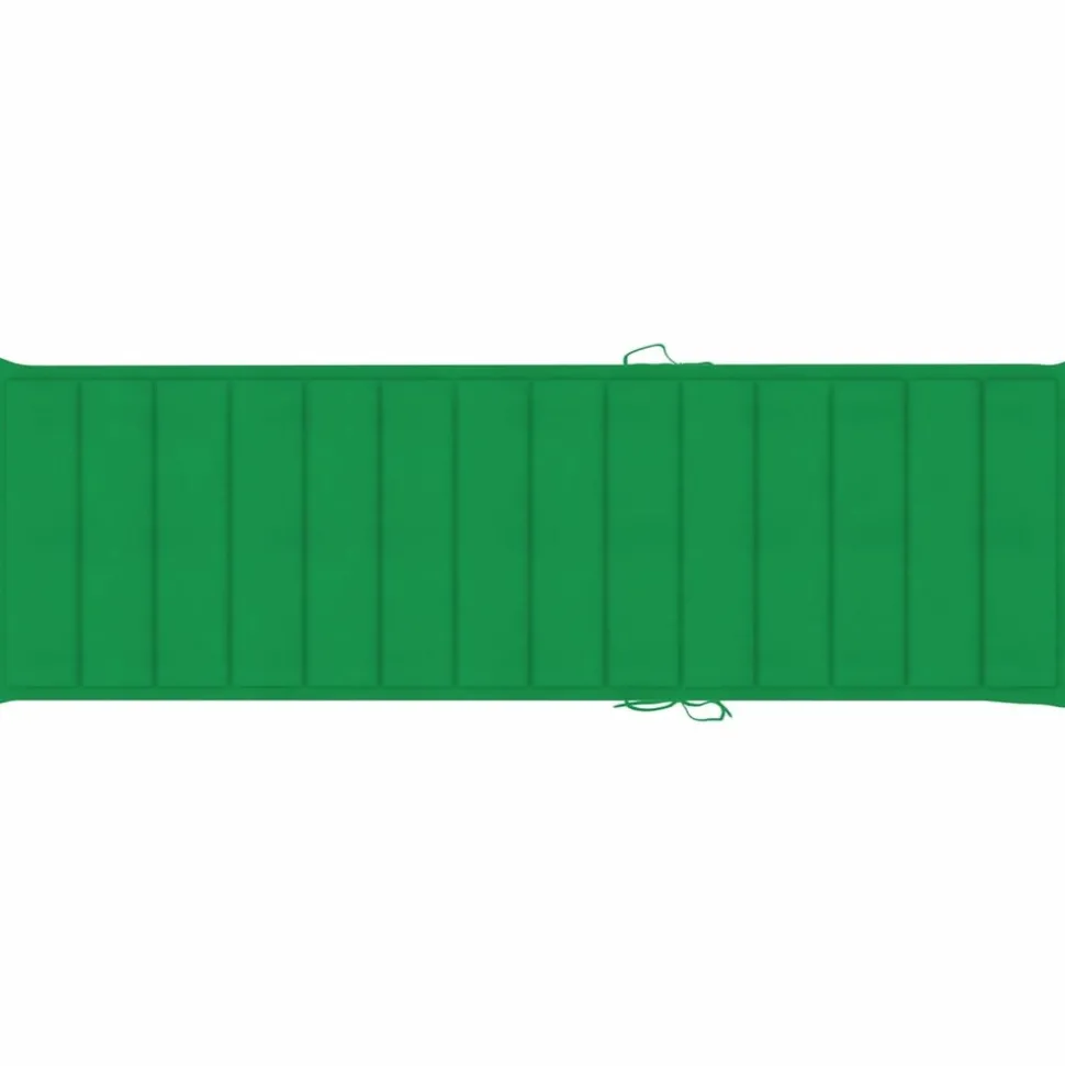 MAISON EXCLUSIVE - Chaise longue double et coussins vert bois de pin imprégné