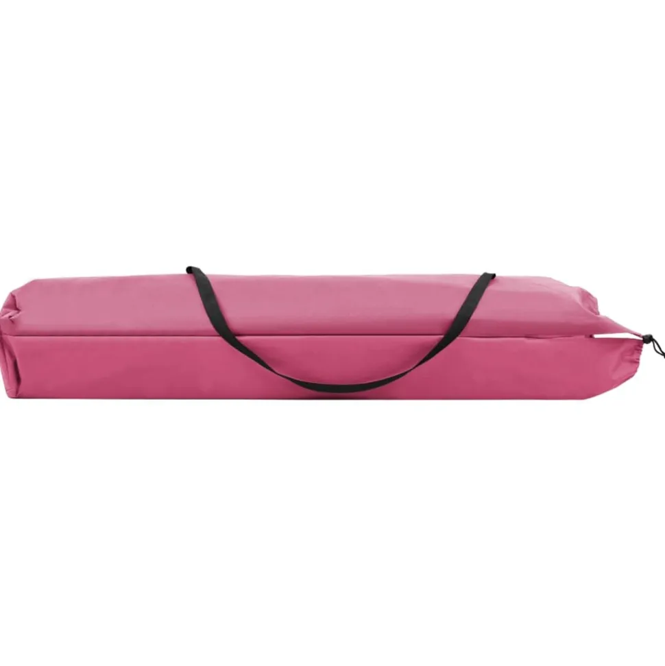 MAISON EXCLUSIVE - Chaise longue pliable 2 places rose acier