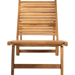 MAISON EXCLUSIVE - Chaise longue bois de teck solide