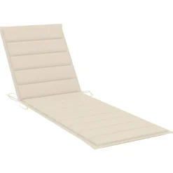 MAISON EXCLUSIVE - Chaise longue de jardin 2 places avec coussins acacia solide