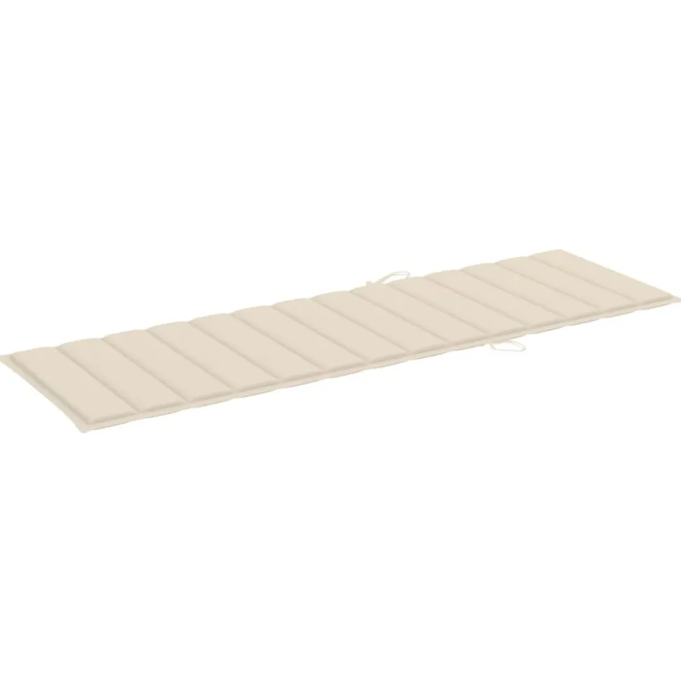 MAISON EXCLUSIVE - Chaise longue de jardin avec coussin bois d'acacia solide