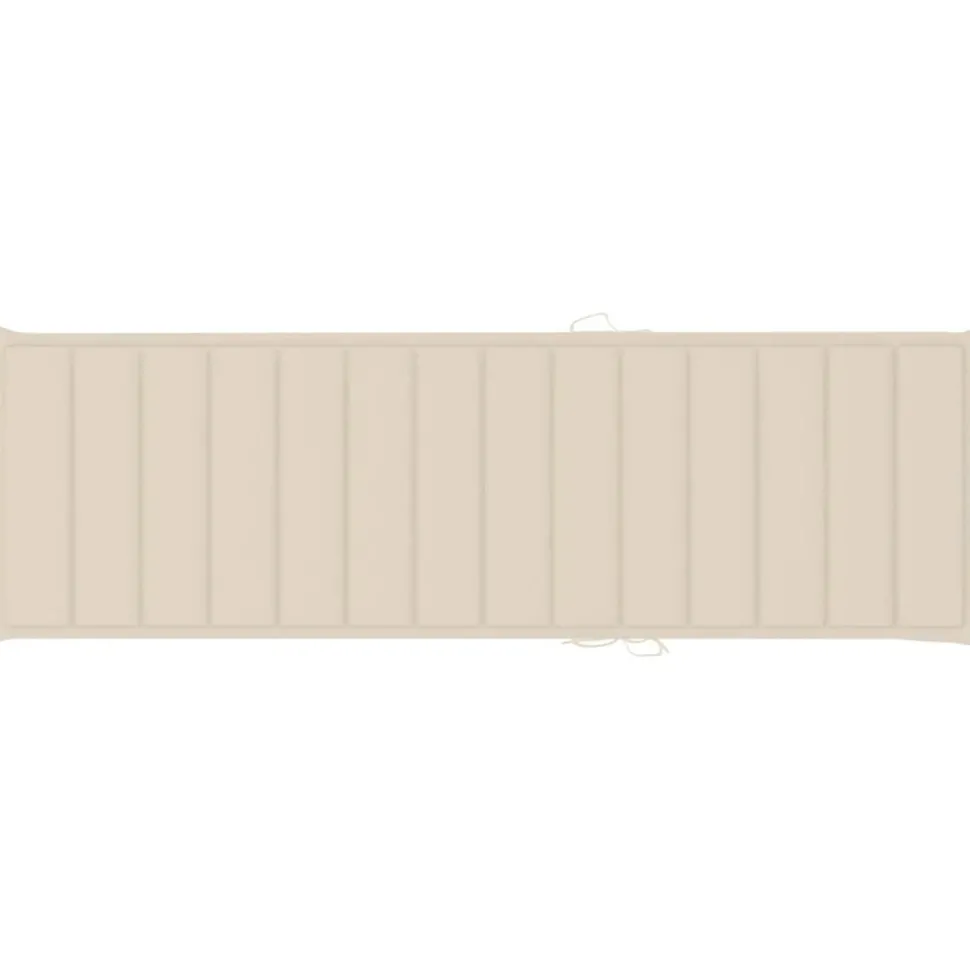 MAISON EXCLUSIVE - Chaise longue de jardin avec coussin bois d'acacia solide