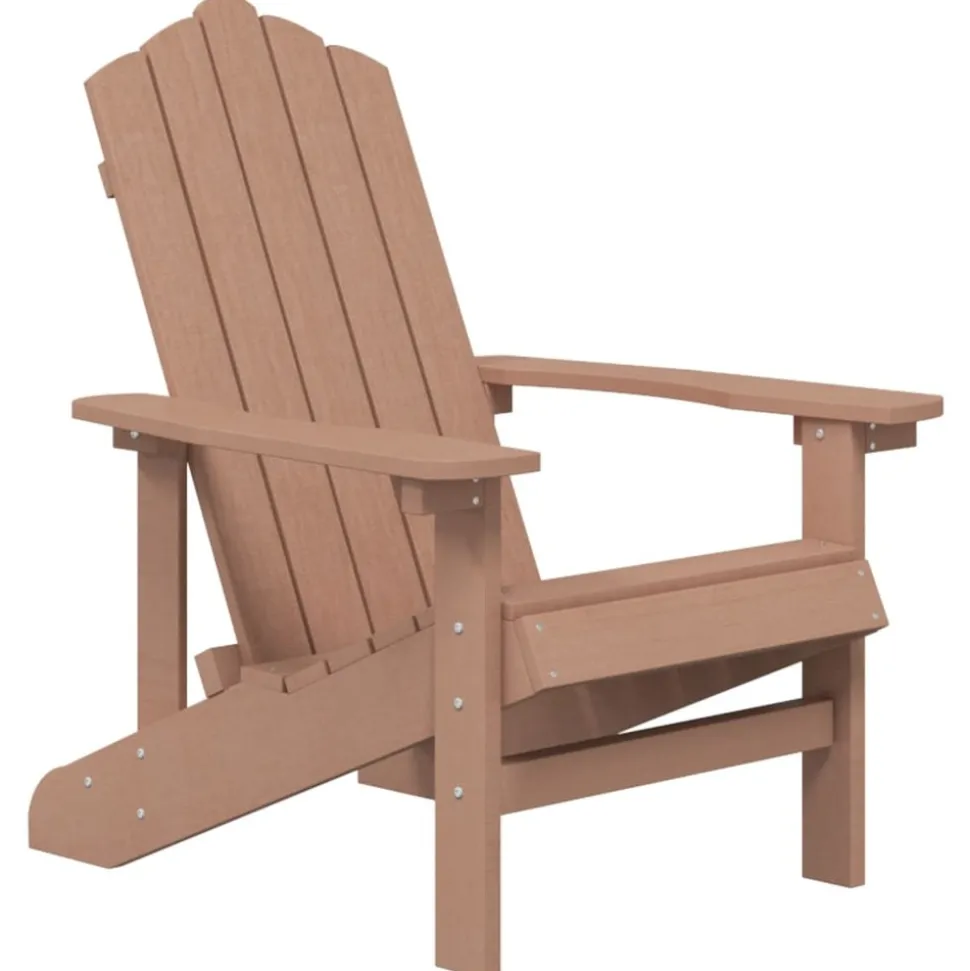 MAISON EXCLUSIVE - Chaise adirondack de jardin pehd marron