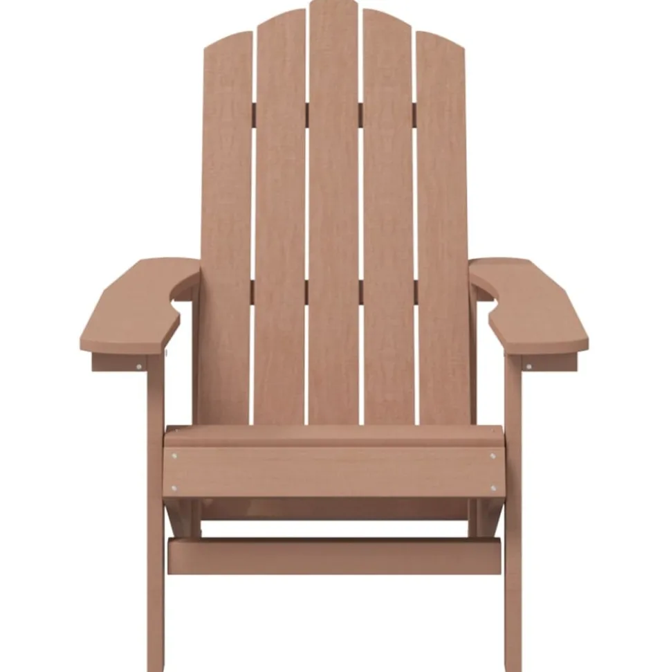 MAISON EXCLUSIVE - Chaise adirondack de jardin pehd marron