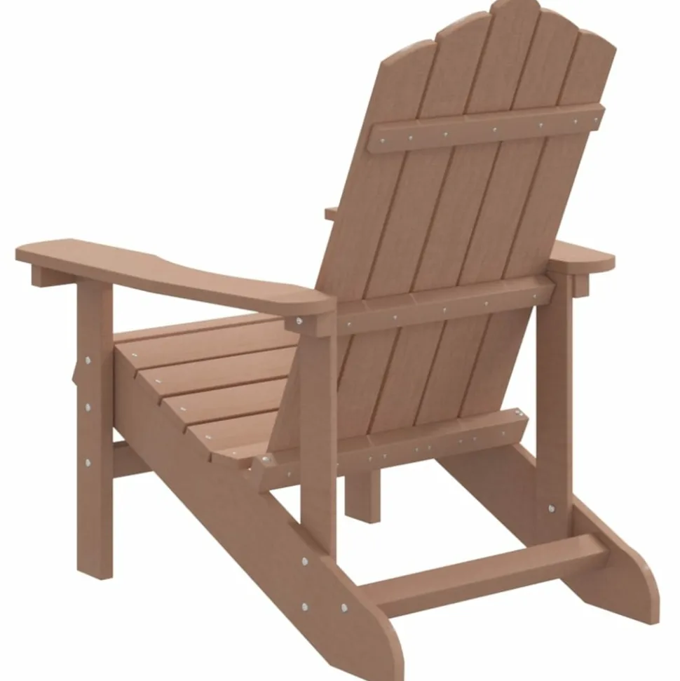 MAISON EXCLUSIVE - Chaise adirondack de jardin pehd marron