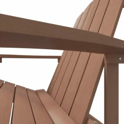 MAISON EXCLUSIVE - Chaise adirondack de jardin pehd marron