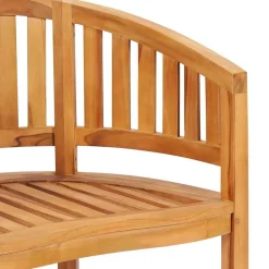 MAISON EXCLUSIVE - Chaise en forme de banane bois de teck solide