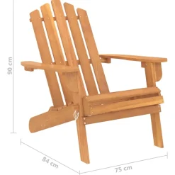 MAISON EXCLUSIVE - Chaise de jardin adirondack bois d'acacia massif