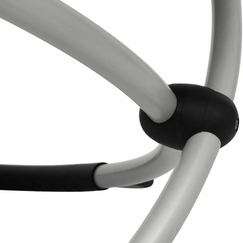MAISON EXCLUSIVE - Chaise longue géométrique d'extérieur acier crème