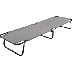 MAISON EXCLUSIVE - Chaise longue pliable gris acier