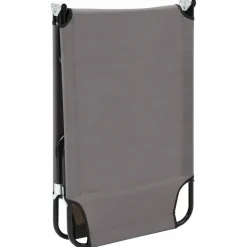 MAISON EXCLUSIVE - Chaise longue pliable gris acier