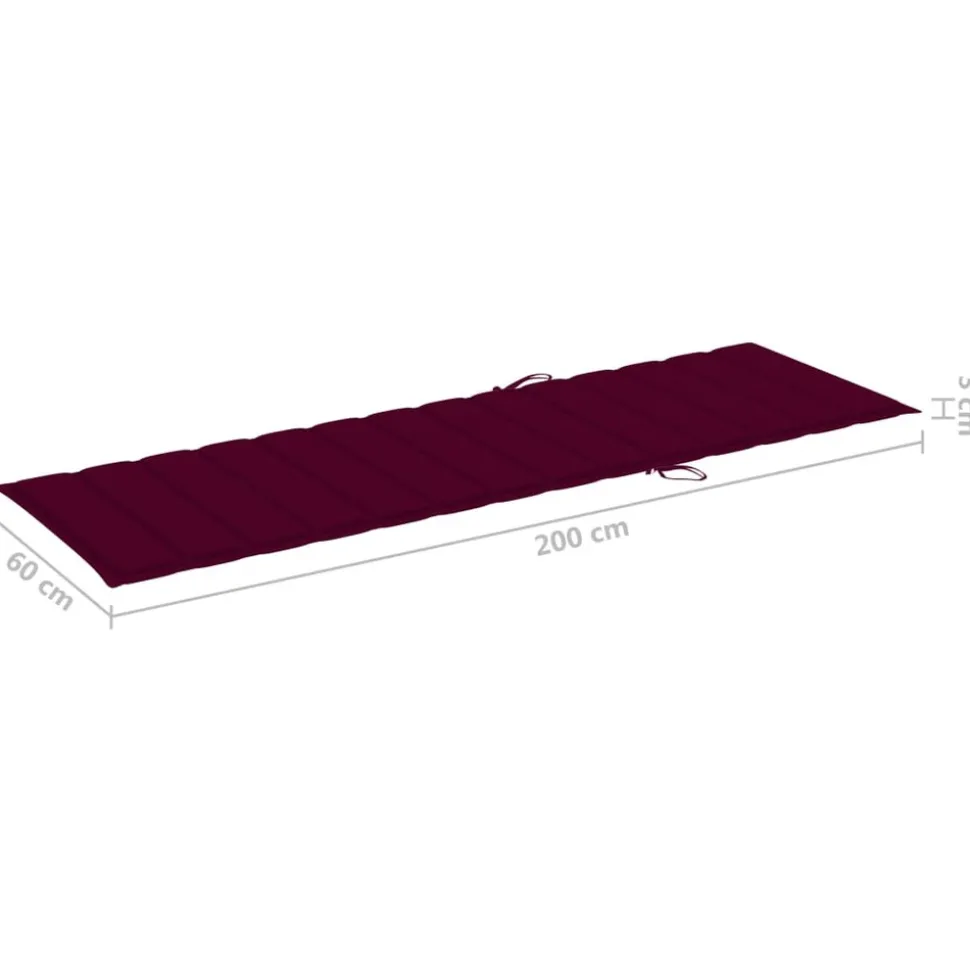 MAISON EXCLUSIVE - Chaise longue de jardin avec coussin gris bois d'acacia solide