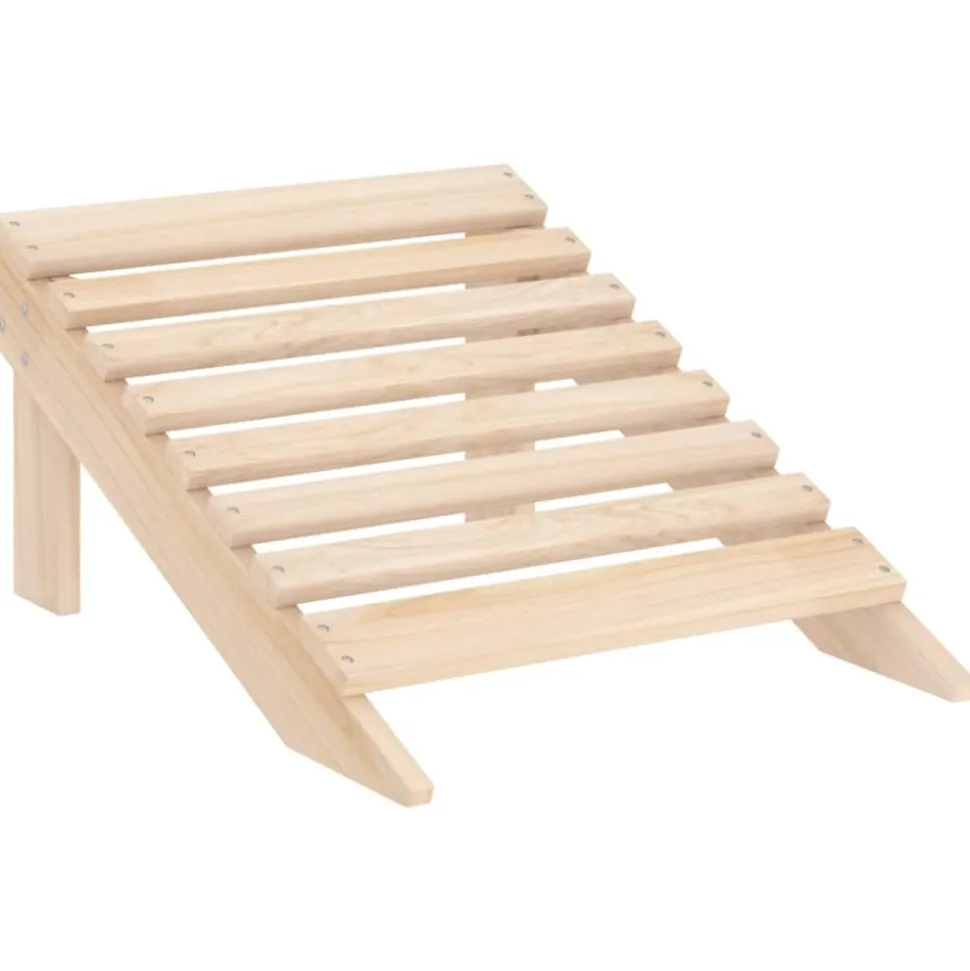 MAISON EXCLUSIVE - Chaise de jardin adirondack 2 places et repose-pied sapin
