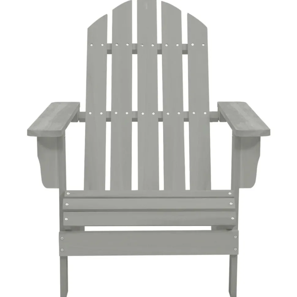 MAISON EXCLUSIVE - Chaise de jardin bois gris