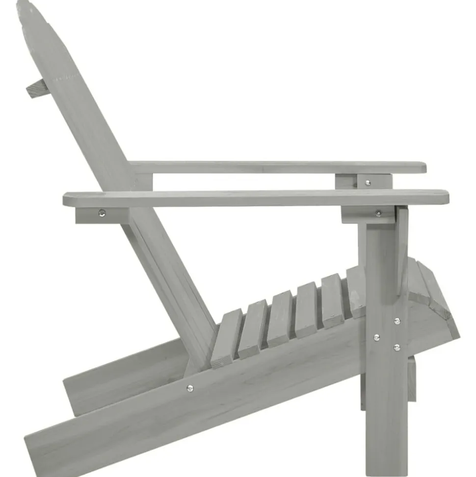 MAISON EXCLUSIVE - Chaise de jardin bois gris