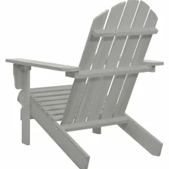 MAISON EXCLUSIVE - Chaise de jardin bois gris