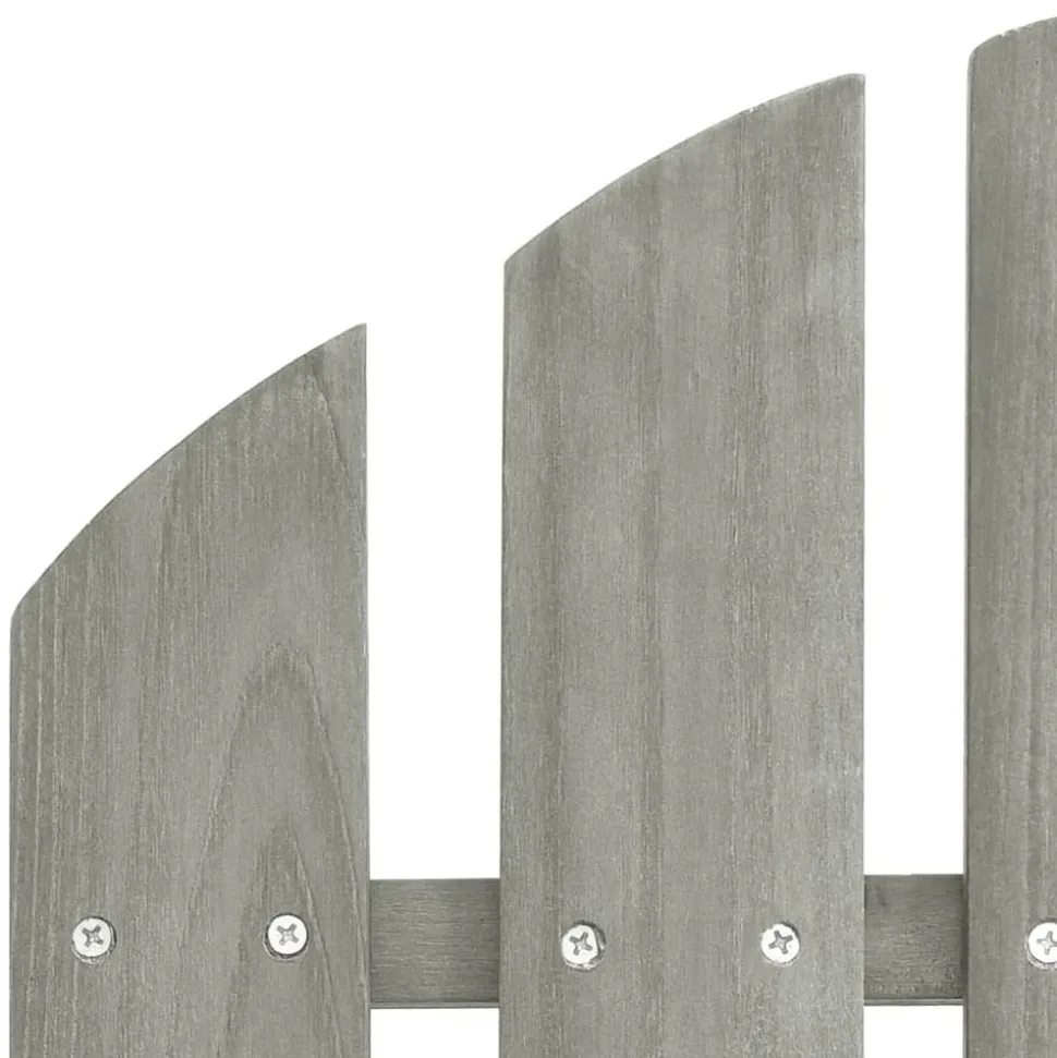 MAISON EXCLUSIVE - Chaise de jardin bois gris