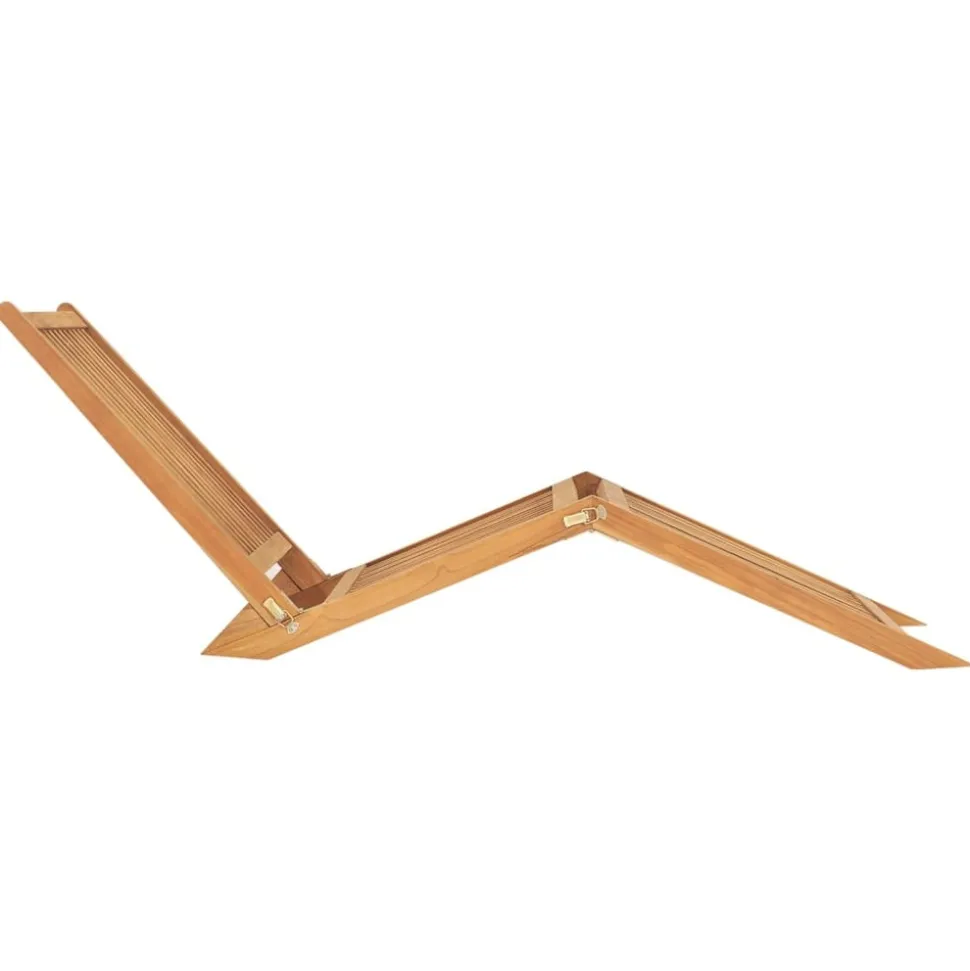 MAISON EXCLUSIVE - Chaise longue bois de teck solide