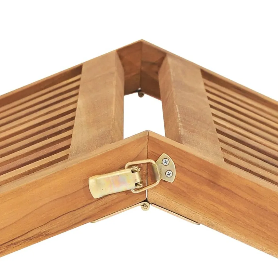 MAISON EXCLUSIVE - Chaise longue bois de teck solide