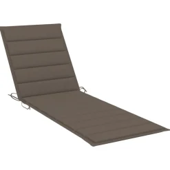MAISON EXCLUSIVE - Chaise longue de jardin 2 places avec coussins acacia solide