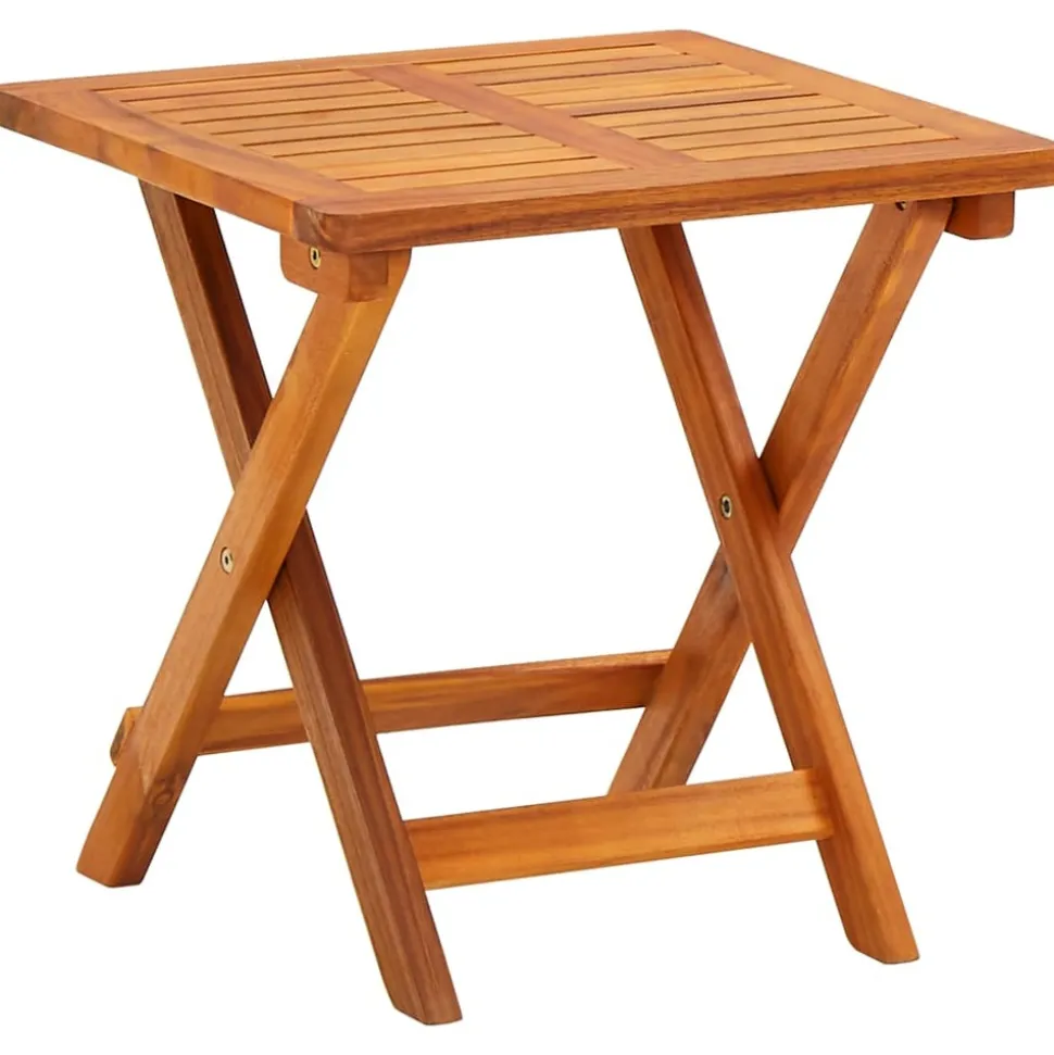 MAISON EXCLUSIVE - Chaise longue de jardin avec table et coussin bois d'acacia