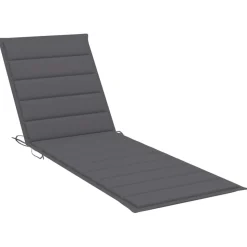 MAISON EXCLUSIVE - Chaise longue avec coussin anthracite bois de pin imprégné
