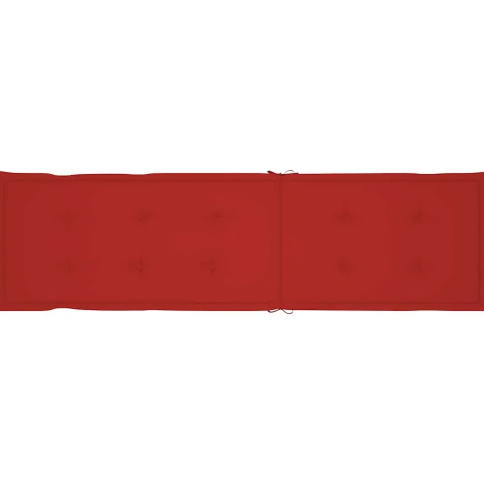 MAISON EXCLUSIVE - Chaise longue d'extérieur repose-pied et coussin acacia solide