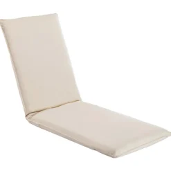 MAISON EXCLUSIVE - Chaise longue pliable tissu oxford blanc crème