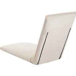 MAISON EXCLUSIVE - Chaise longue pliable tissu oxford blanc crème