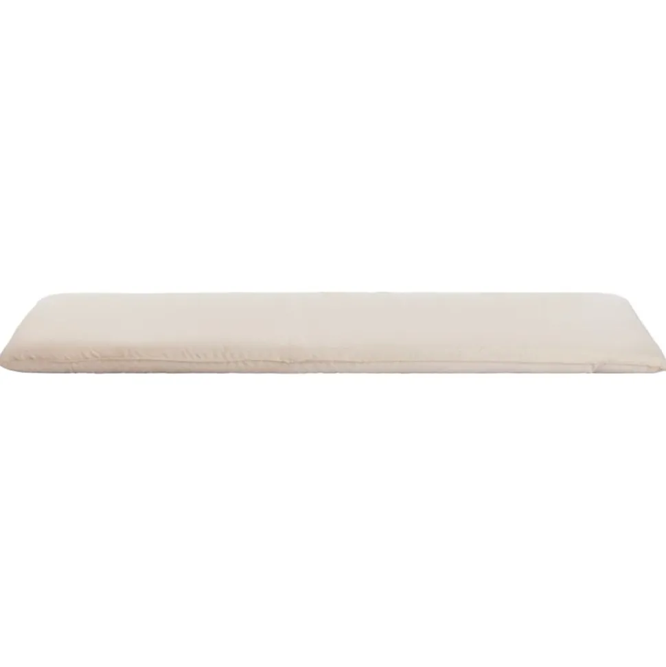 MAISON EXCLUSIVE - Chaise longue pliable tissu oxford blanc crème
