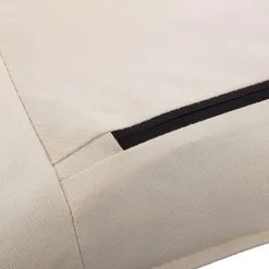 MAISON EXCLUSIVE - Chaise longue pliable tissu oxford blanc crème