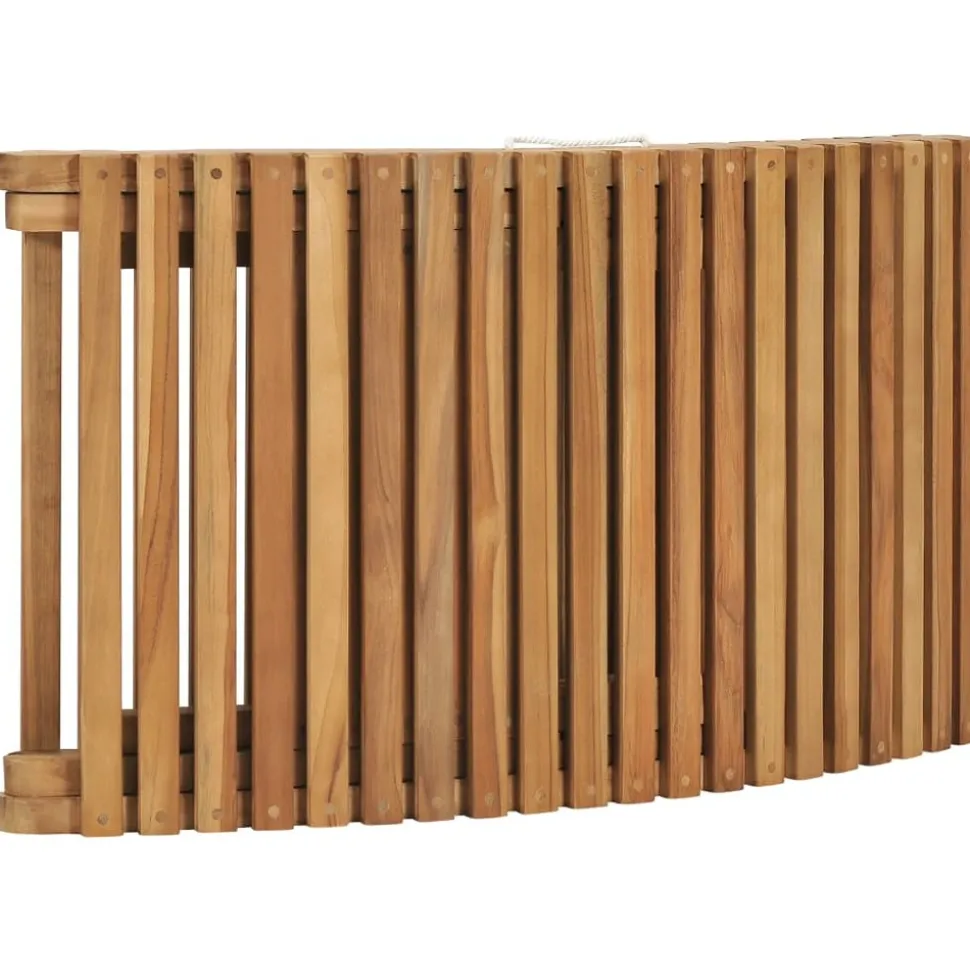 MAISON EXCLUSIVE - Chaise longue pliable avec table bois de teck solide