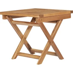 MAISON EXCLUSIVE - Chaise longue pliable avec table bois de teck solide